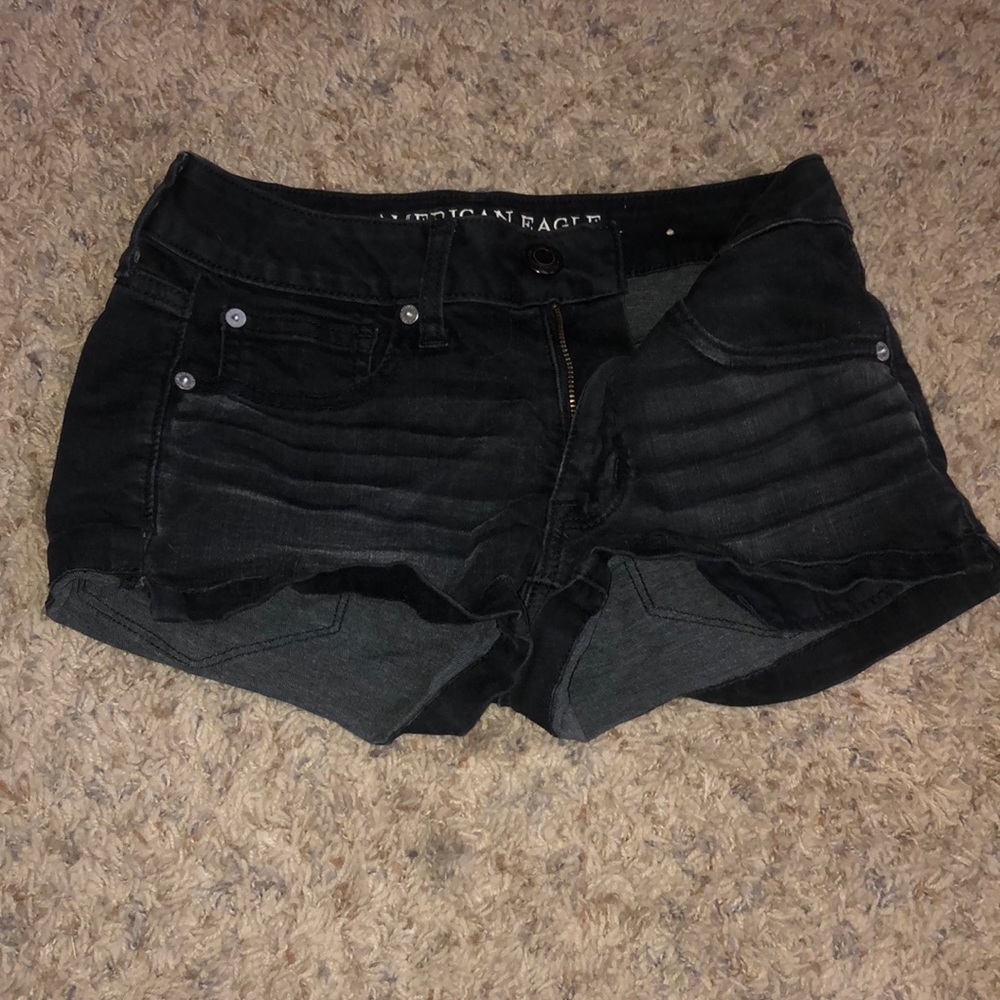 american eagle outfitters denim jean shorts size 2